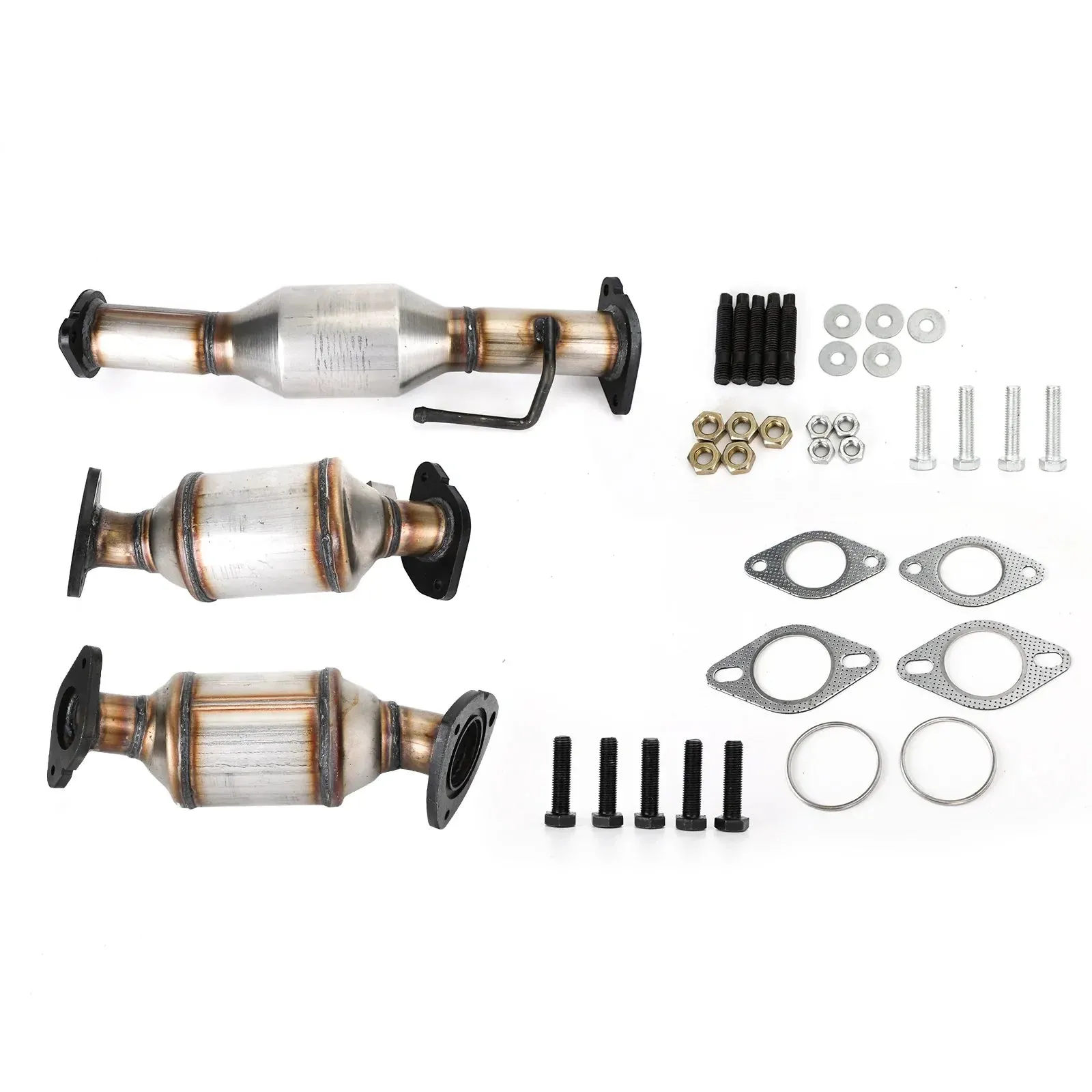 2007-2010 Saturn Outlook 3.6L 6 cilindros todos los 3 convertidor catalítico trasero izquierdo derecho