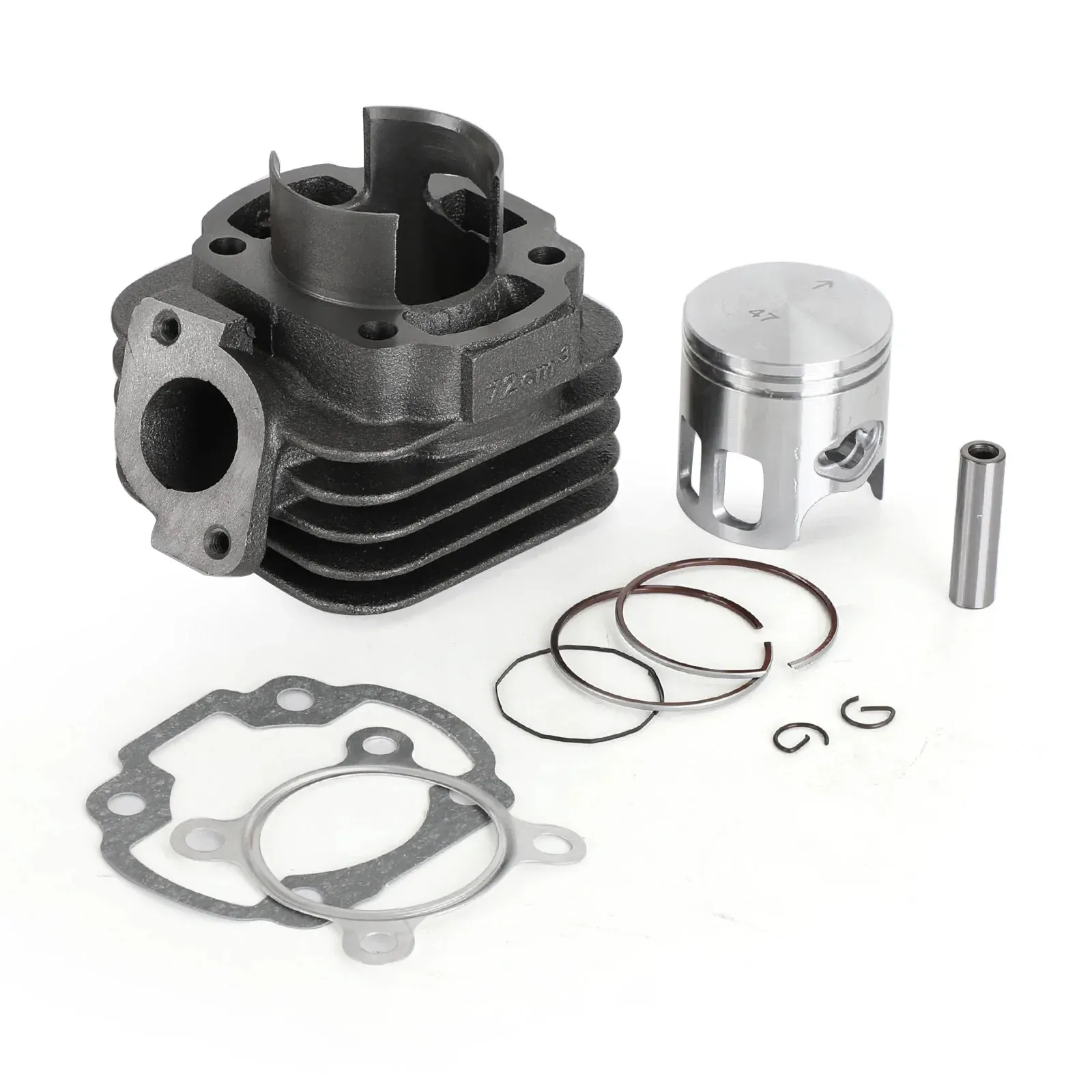 Kit de juntas de pistón de cilindro de gran diámetro, 70cc, 47MM, JOG50, para Yamaha AC Minarelli genérico