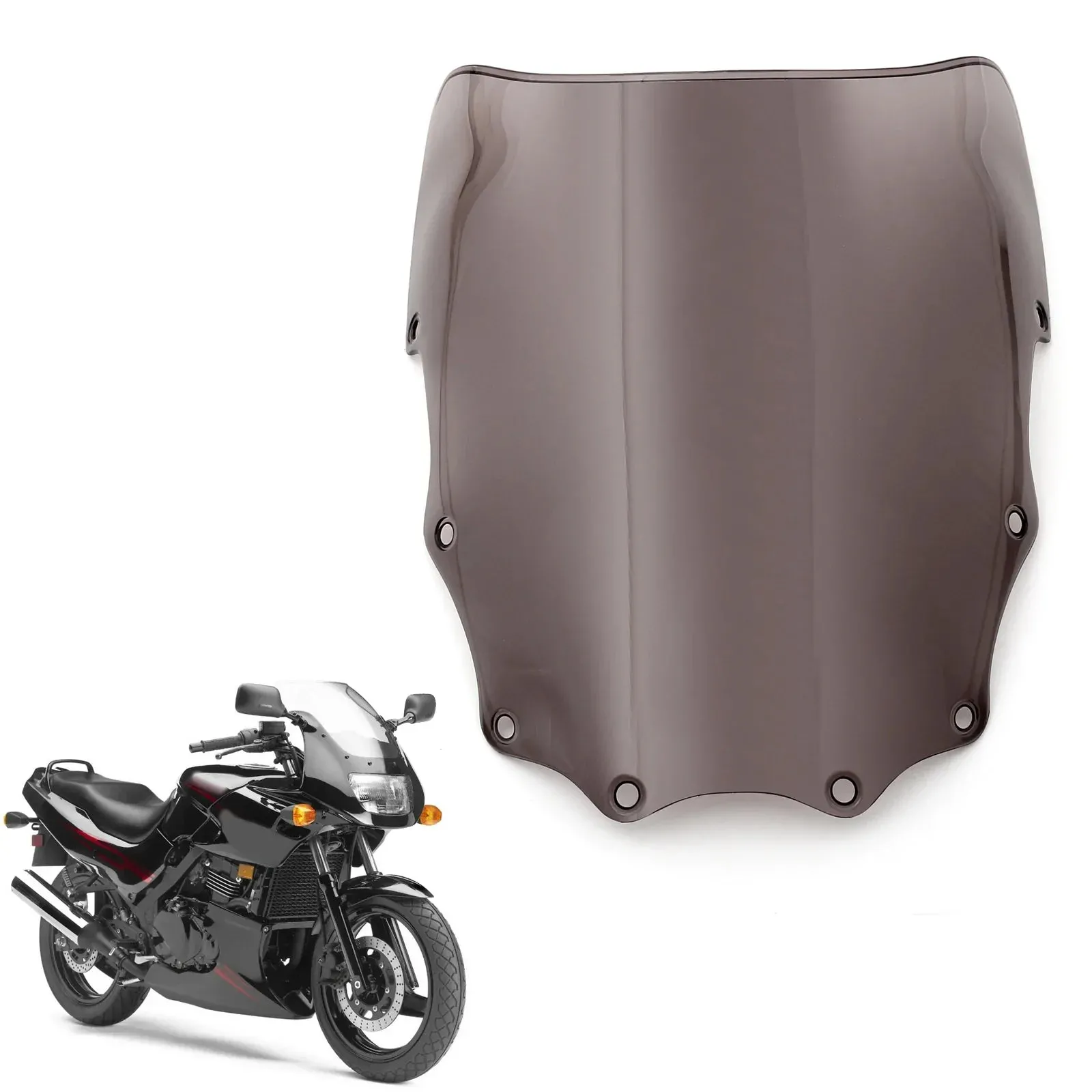 1987-2009 Kawasaki EX500 Ninja 500R ABS parabrisas de motocicleta humo