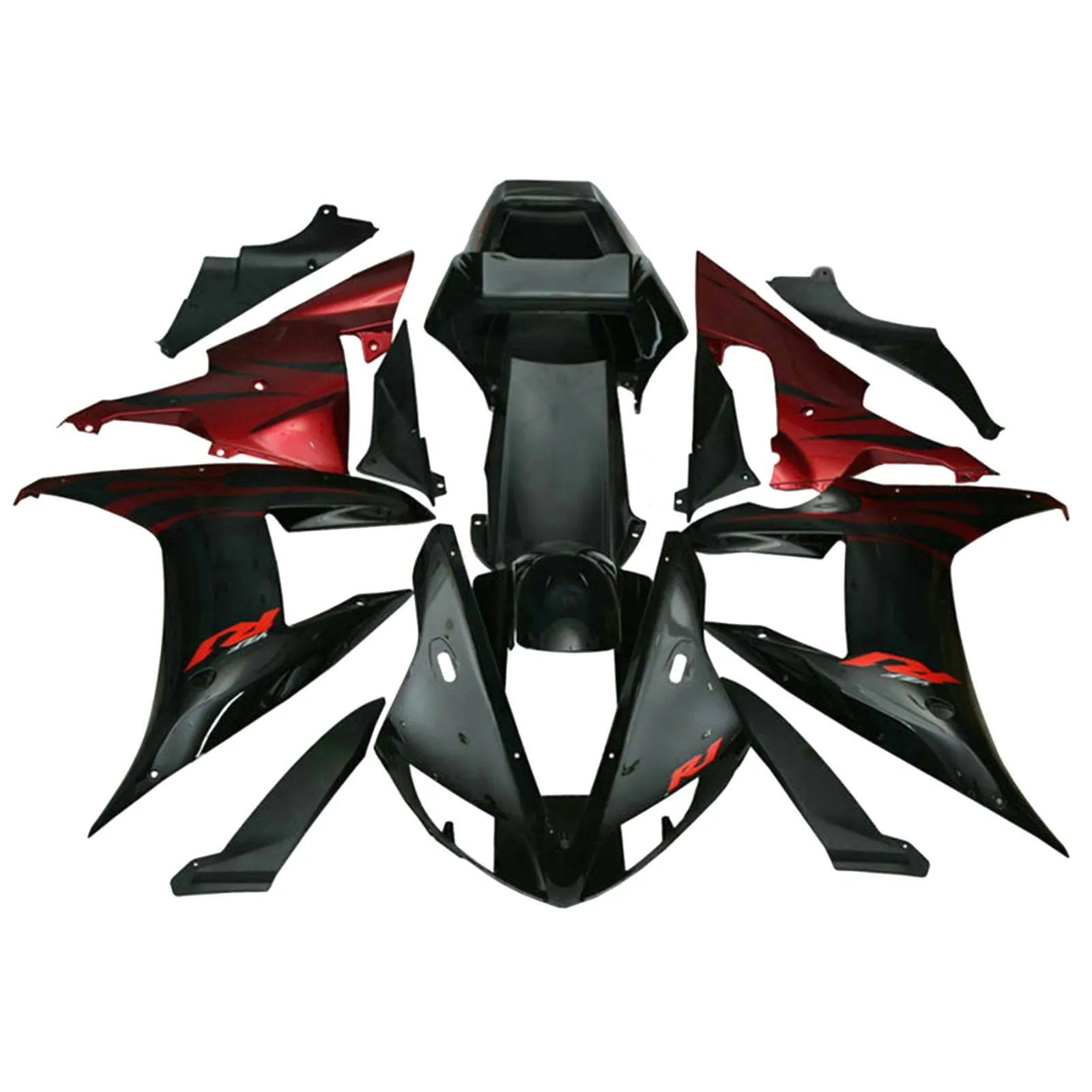 Kit de carenado Amotopart para Yamaha YZFR1 YZF R1 2002-2003 Genérico