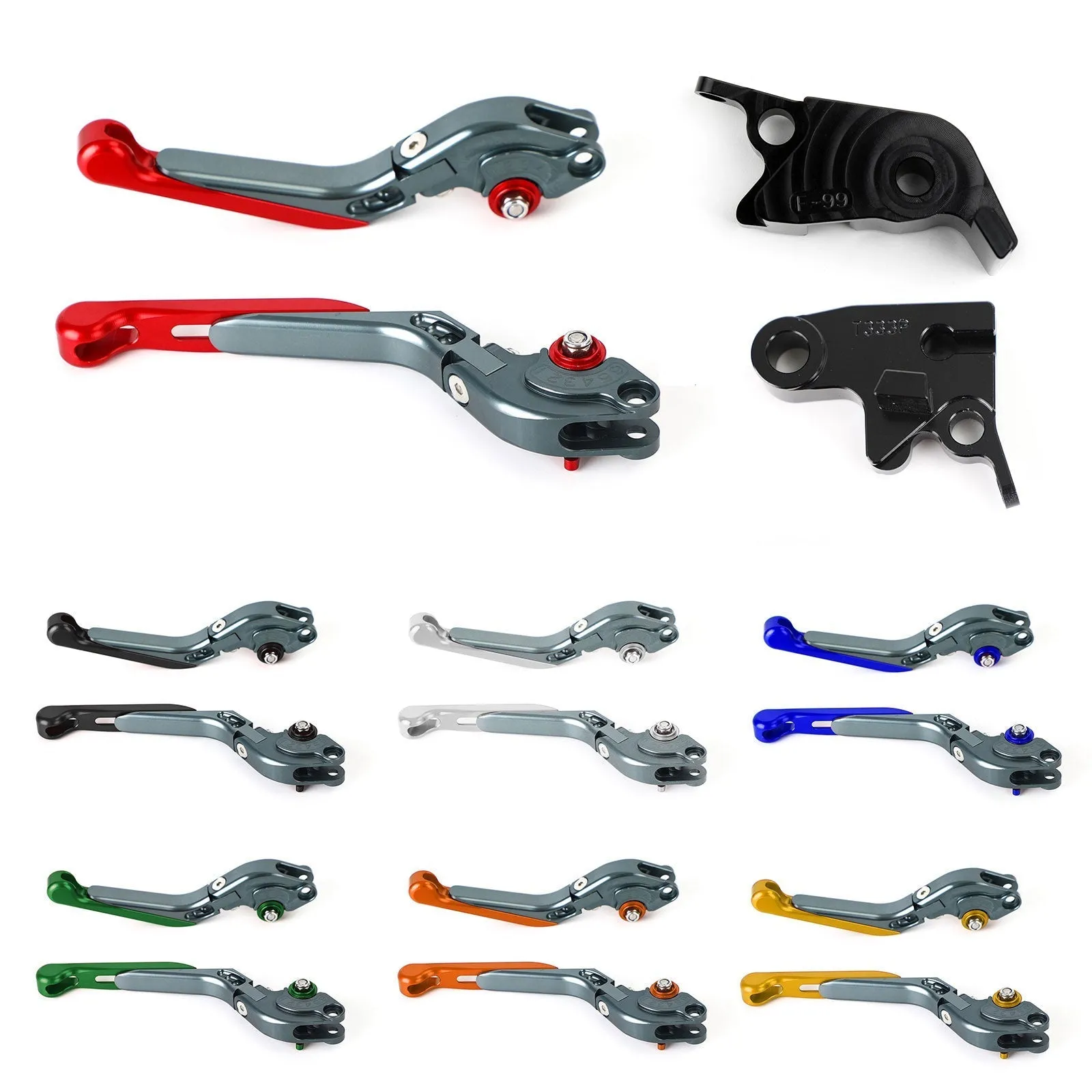 Palanca de freno y embrague extensible ajustable para la velocidad triple R 1200 Scrambler Generic