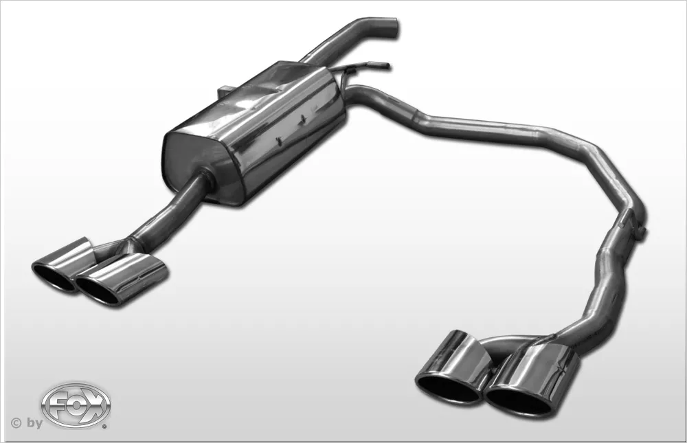 Escape FOX Citroen C4 - B7 escape final salida duplex - 2x106x71 32 duplex