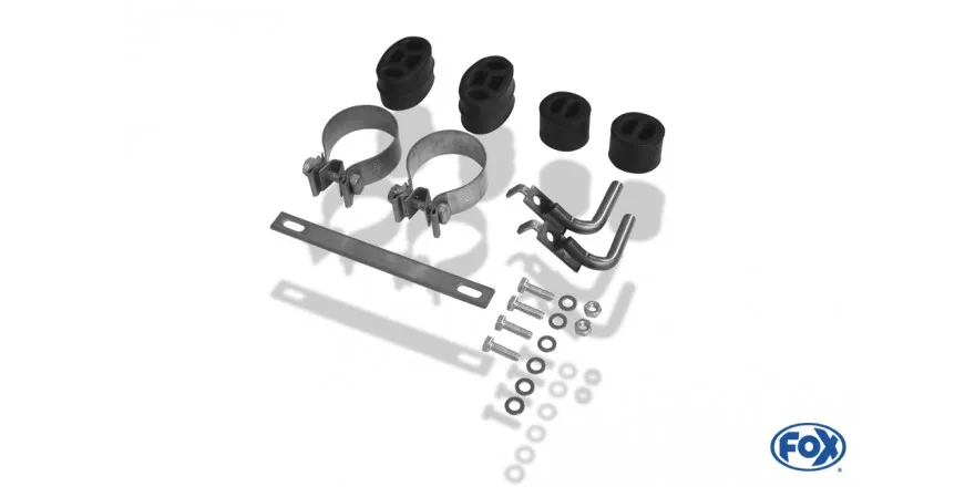 Escape FOX Chrysler 300C 3,5l escape final duplex double pipe - 2x80 17 duplex