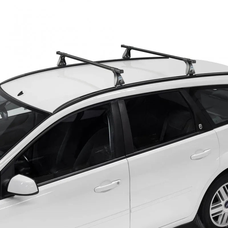 Kit barras de techo Cruzber CRUZ Optima Acero Ford Focus sedán 4 Puertas (III.2 - techo normal) Año: 2015 - 2018
