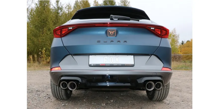 Medio sistema CUPRA Formentor 4x4 desde catalizador - 2x100 tipo 25 en el interior y 2x90 tipo 25 en el exterior