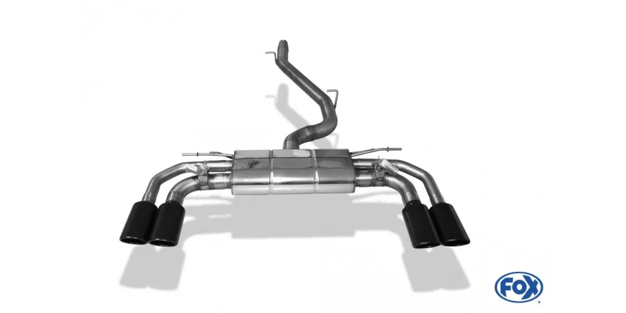 CUPRA Formentor 4x4 medio sistema de catalizador - 2x106x71 tipo 32 esmalte negro derecho / izquierdo