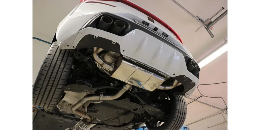 Cupra Leon 4x2 - KL Escape deportivo trasero derecho/izquierdo - Salida en los tubos de escape originales