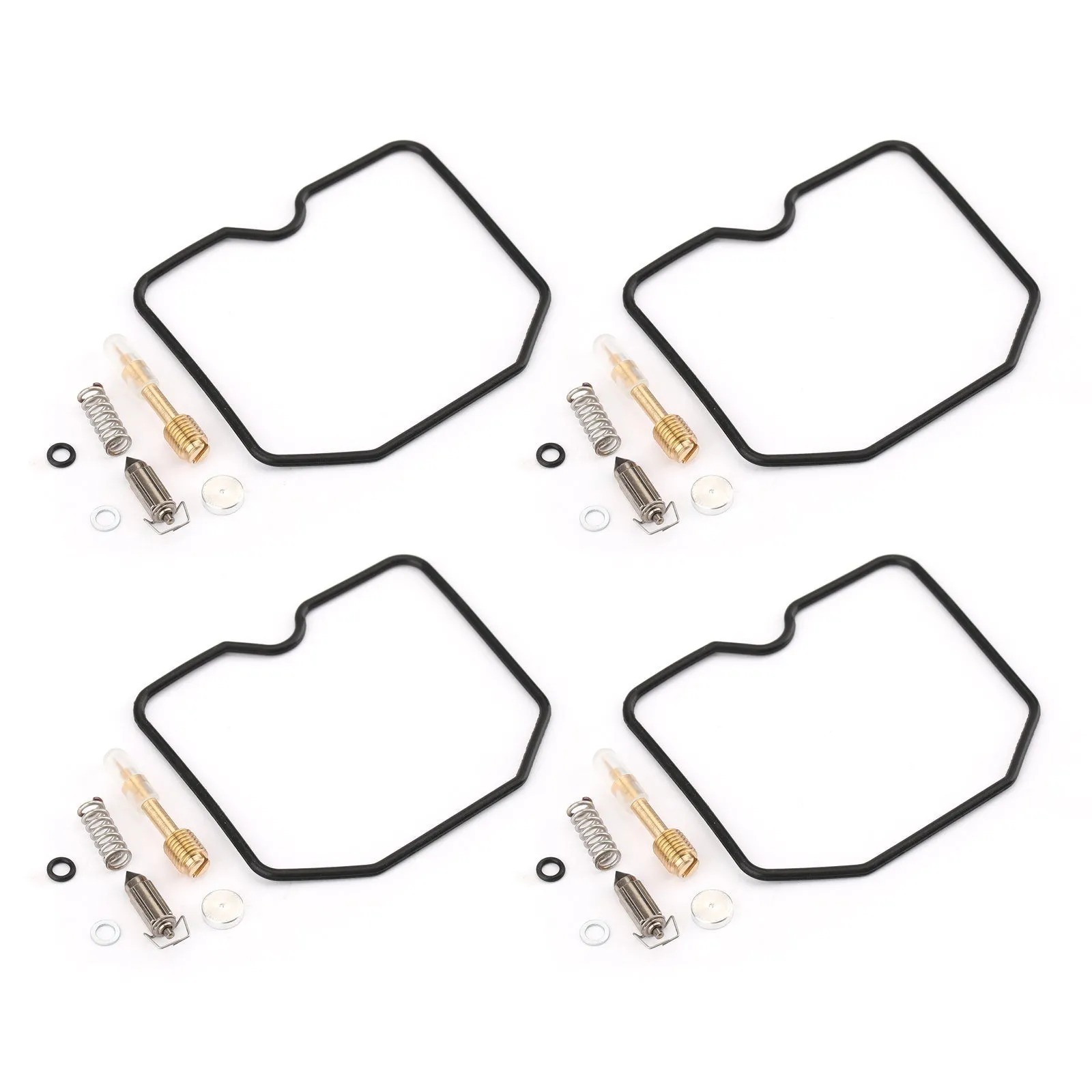 Kit de reconstrucción de carburador 4x para bicicleta genérica Kawasaki ZX900 ZX750 ZX600 ZG1000 ZG1200