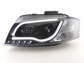Faros Luz Diurna Set Con R87 Audi A3 Typ 8p/8pa Bj. 03-08 Negro Fk Automotive