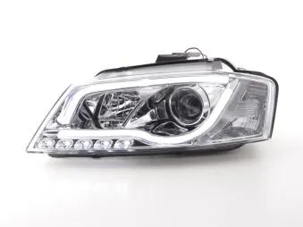 Faros Luz Diurna Con R87 Audi A3 8p Bj. 08-12 Cromado Fk Automotive
