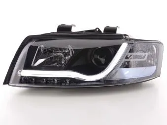 Faros Luz Diurna Set Audi A4 Typ 8e Bj. 01-04 Negro Fk Automotive