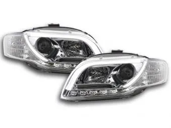 Faros Luz Diurna Set Audi A4 Typ 8e Bj. 05-07 Cromado Fk Automotive