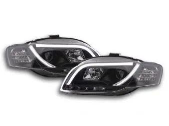Faros Luz Diurna Audi A4 Typ 8e Bj. 04-08 Negro Fk Automotive