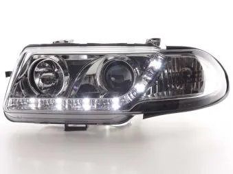Faros Delanteros Luz Diurna Set Opel Astra F 91-94 Cromado Fk Automotive