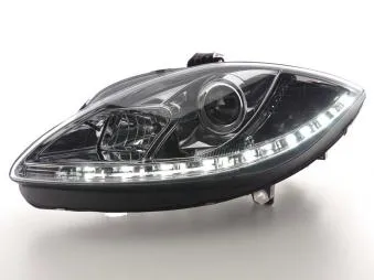 Faros Delanteros Luz Diurna Set Luz Diurna Seat Leon Modelo 1p / Altea/Toledo Modelo 5p 05- Cromado Fk Automotive