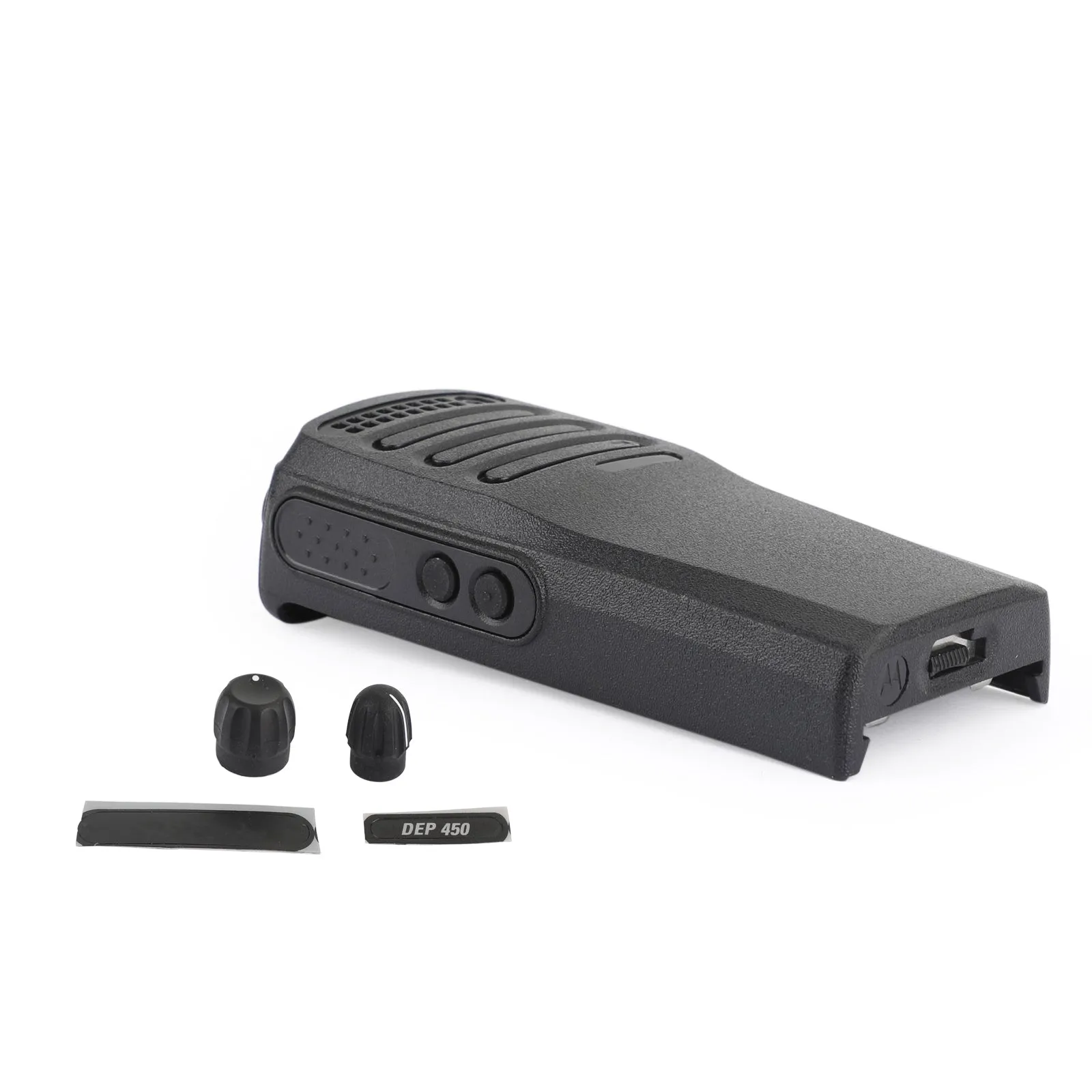 Tapa frontal de superficie de carcasa + botón de canal de volumen para DP1400 DEP450 XIR P3688