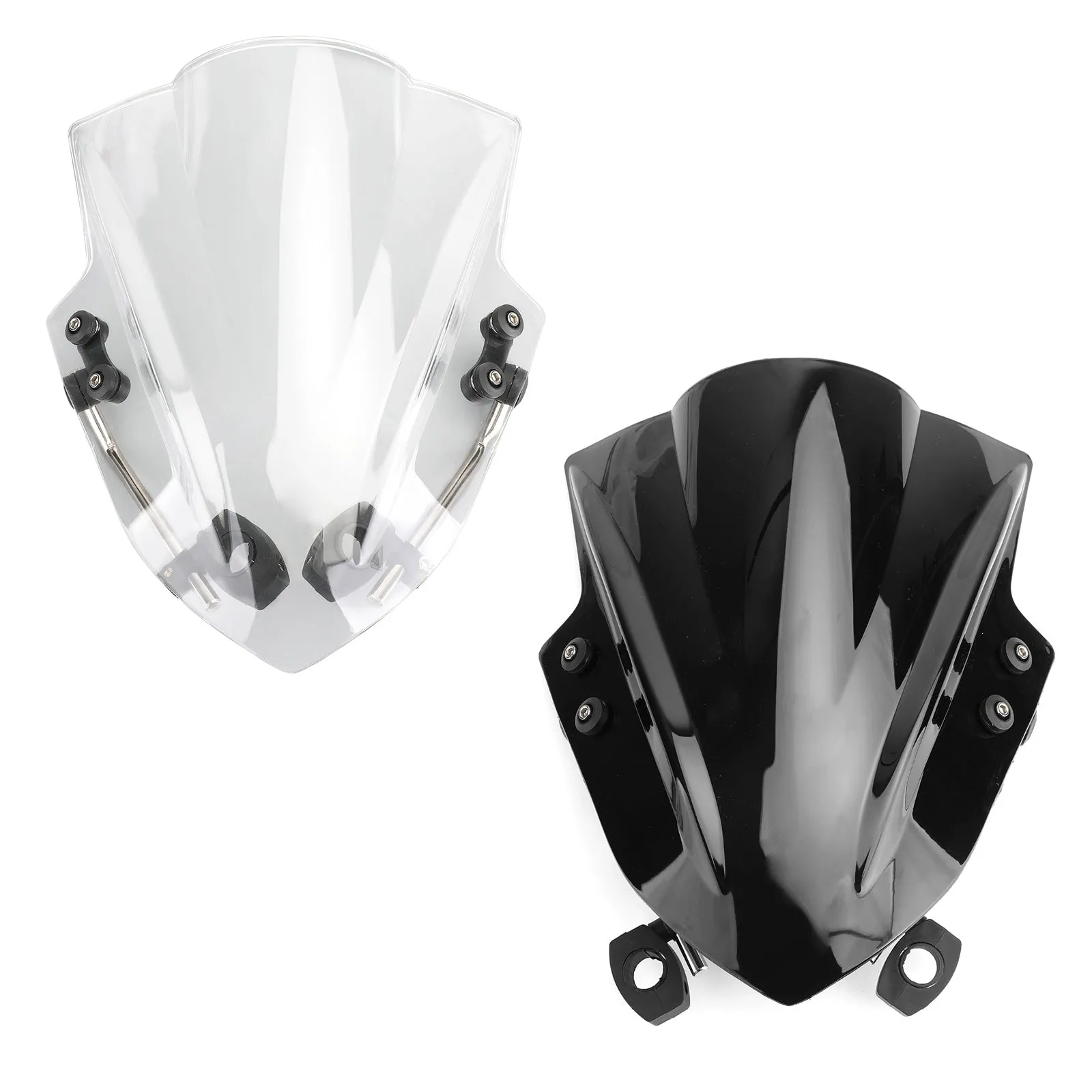 Universal 7/8 '' 22 mm Manillar ABS Plástico Parabrisas de motocicleta Genérico