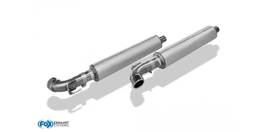 Dodge Viper SRT-10 Escape deportivo sidepipe con aislamiento térmico - 1x90 tipo 12 derecho/izquierdo