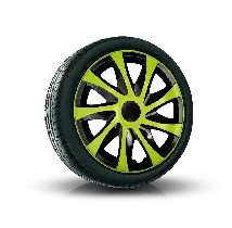 Tapacubos 14", DRACO VERDE 4 pzs