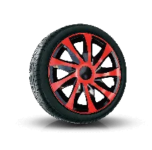 Tapacubos 14", DRACO ROJO 4 pzs