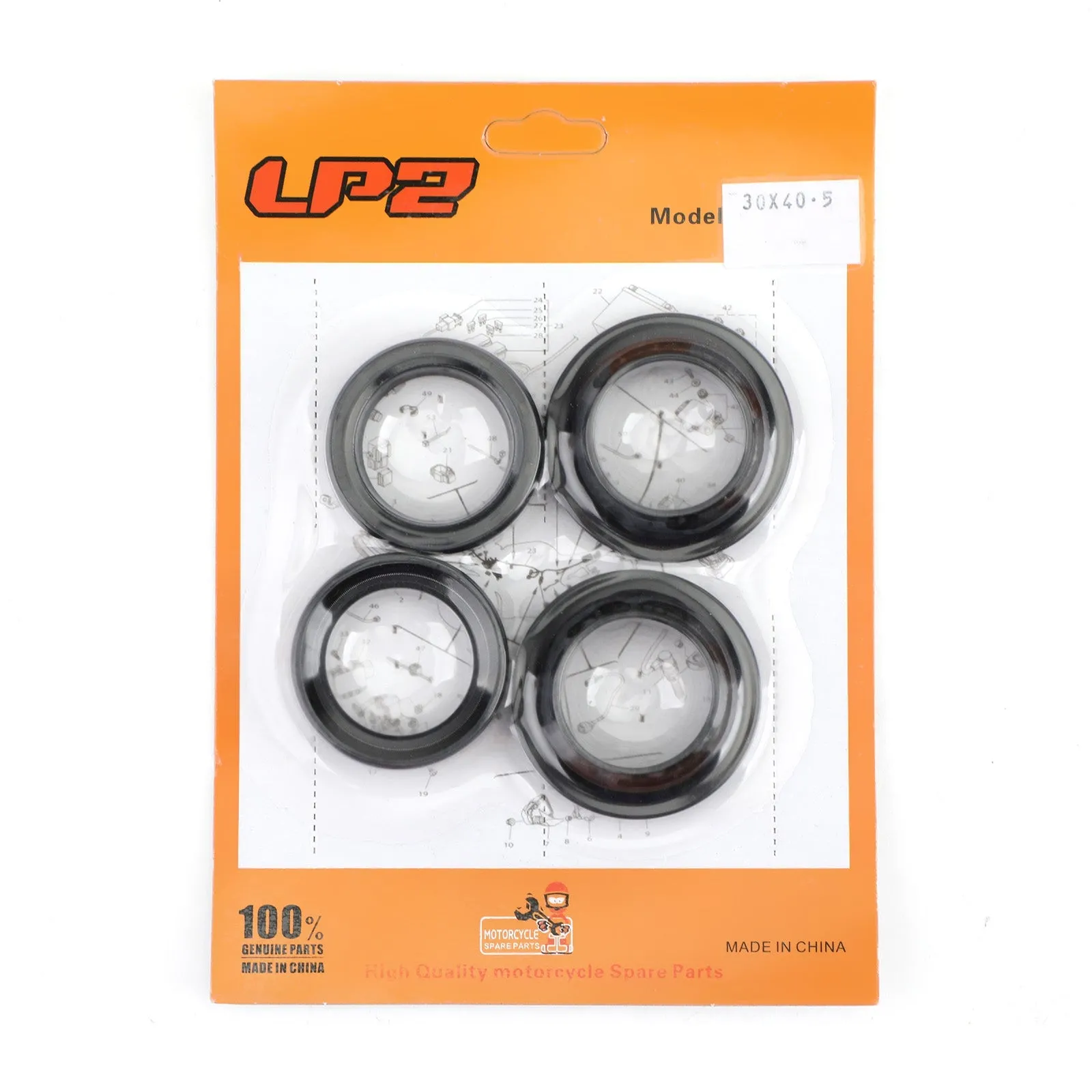 1974-2014 Yamaha TTR125 TY125 YBR125 DT125 RD125 Kit de sello de horquilla y polvo