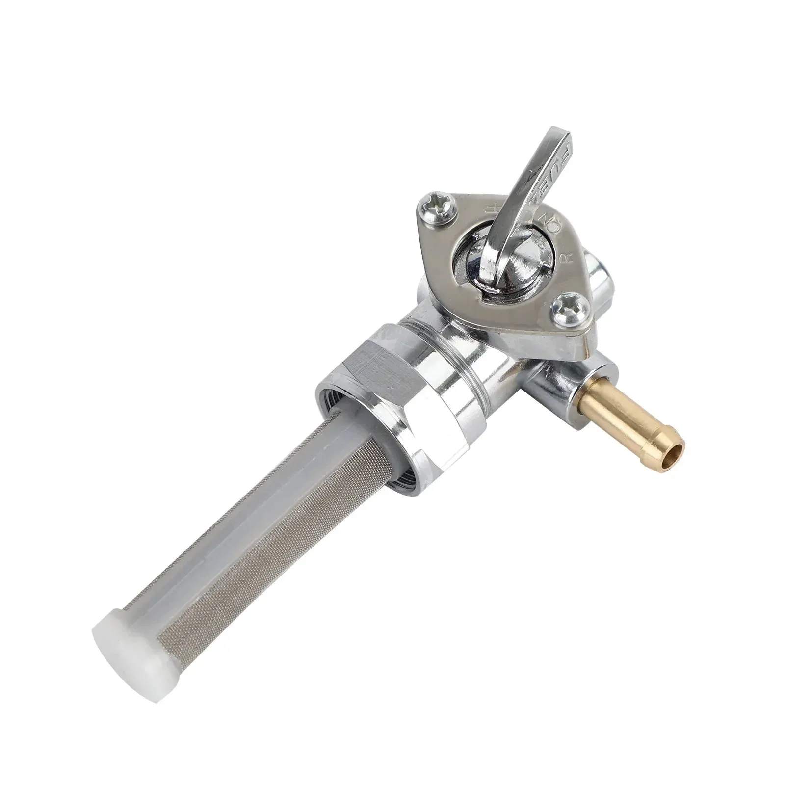 Válvula de combustible Petcock Salida izquierda para Sportster Big Twin 1975-Up 13/16" Genérico