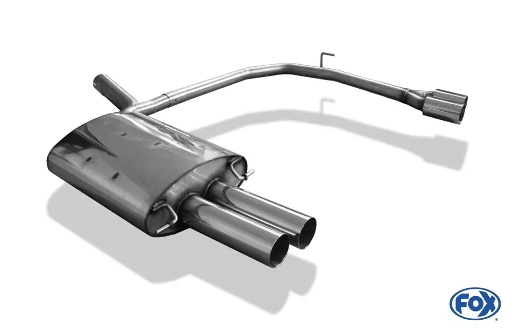 Escape FOX BMW E60 520d 525d 530d escape final salida duplex - 2x76 10 duplex