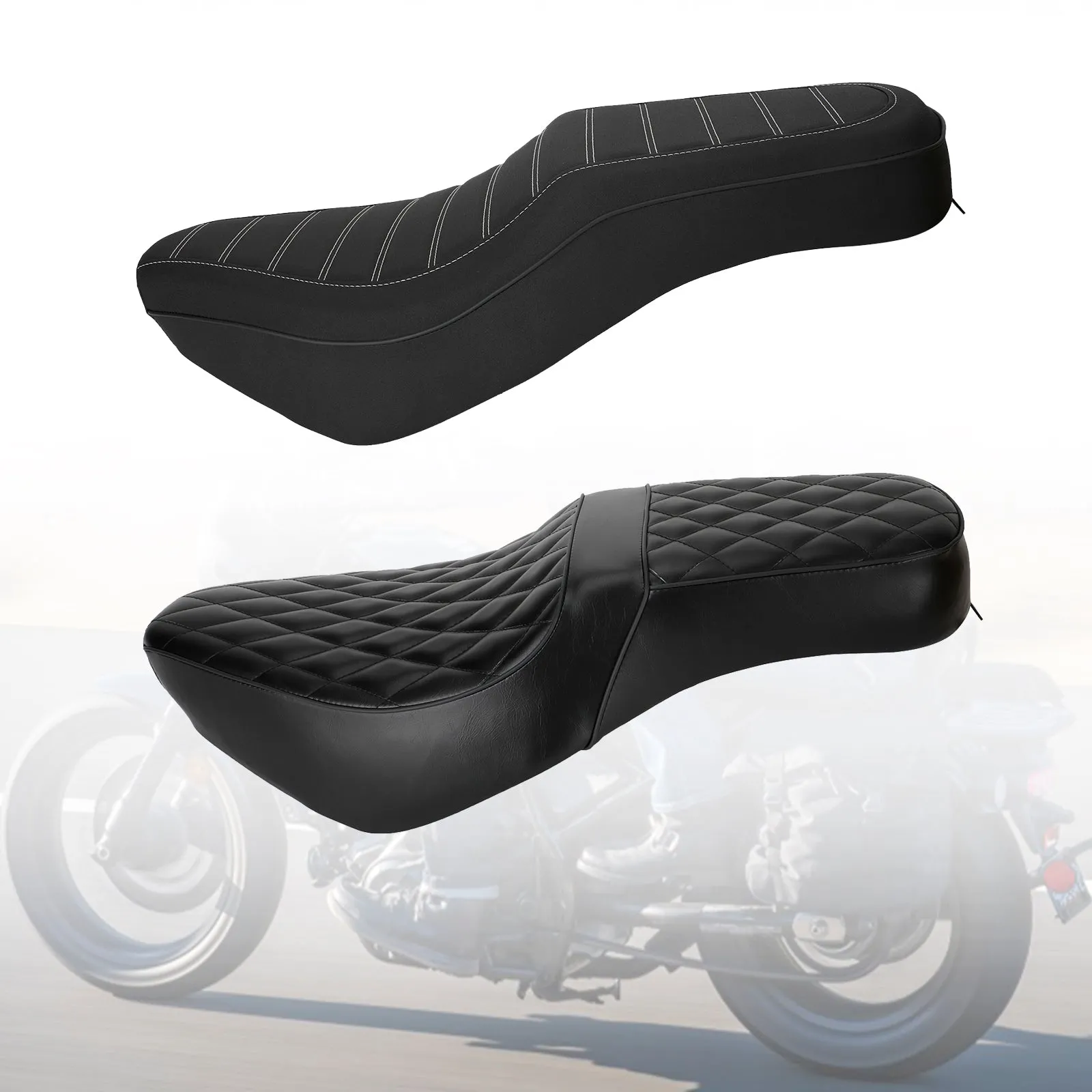 2021-2022 Honda Rebel 1100 CM1100 Cachón completo para asiento de pasajero negro Matt