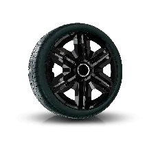 Tapacubos para FIAT BLUE 14", FAST NEGRO LACADO 4 pzs