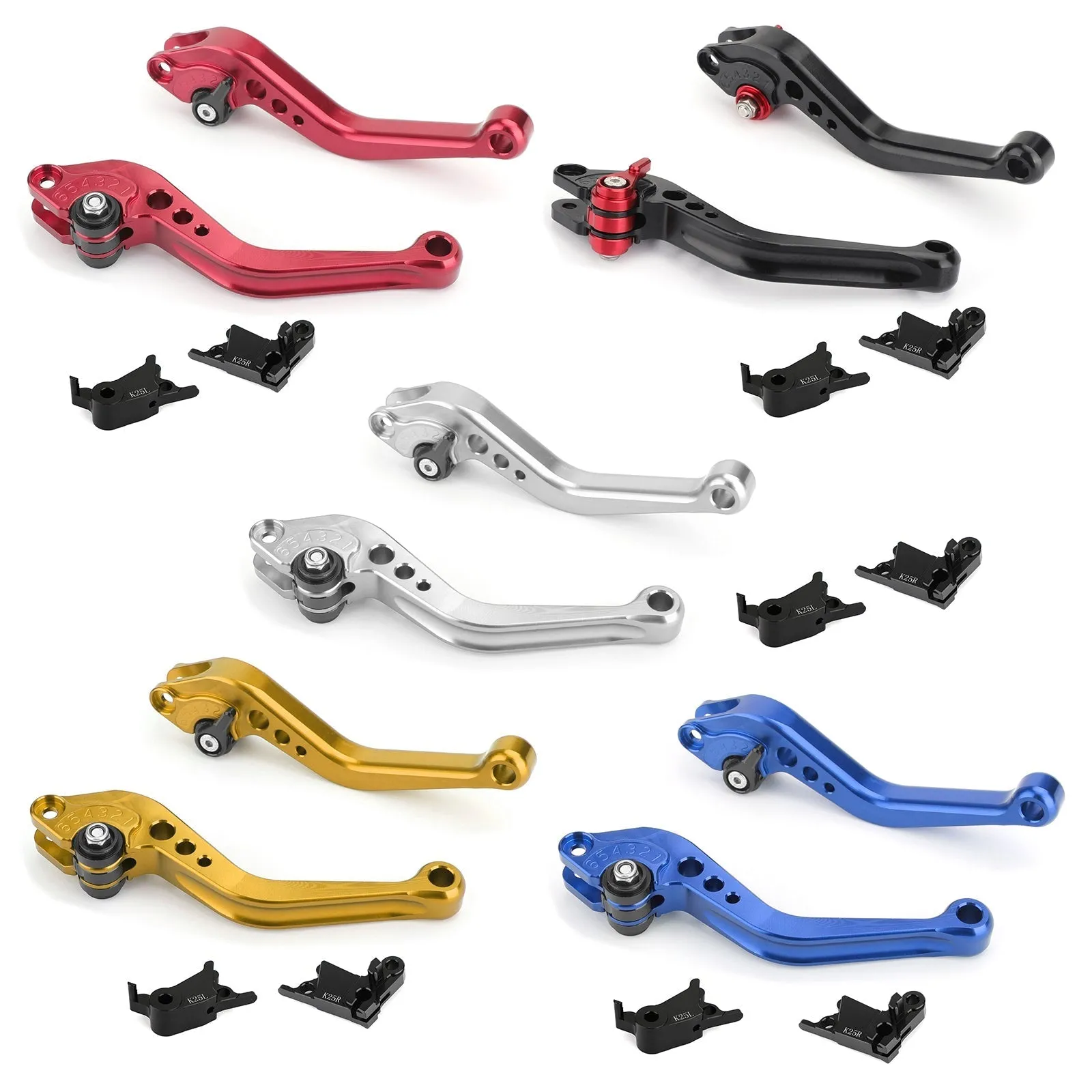 Maneta Freno Embrague Corta Para KTM 790 Duke Antes 2019 Plata Genérica