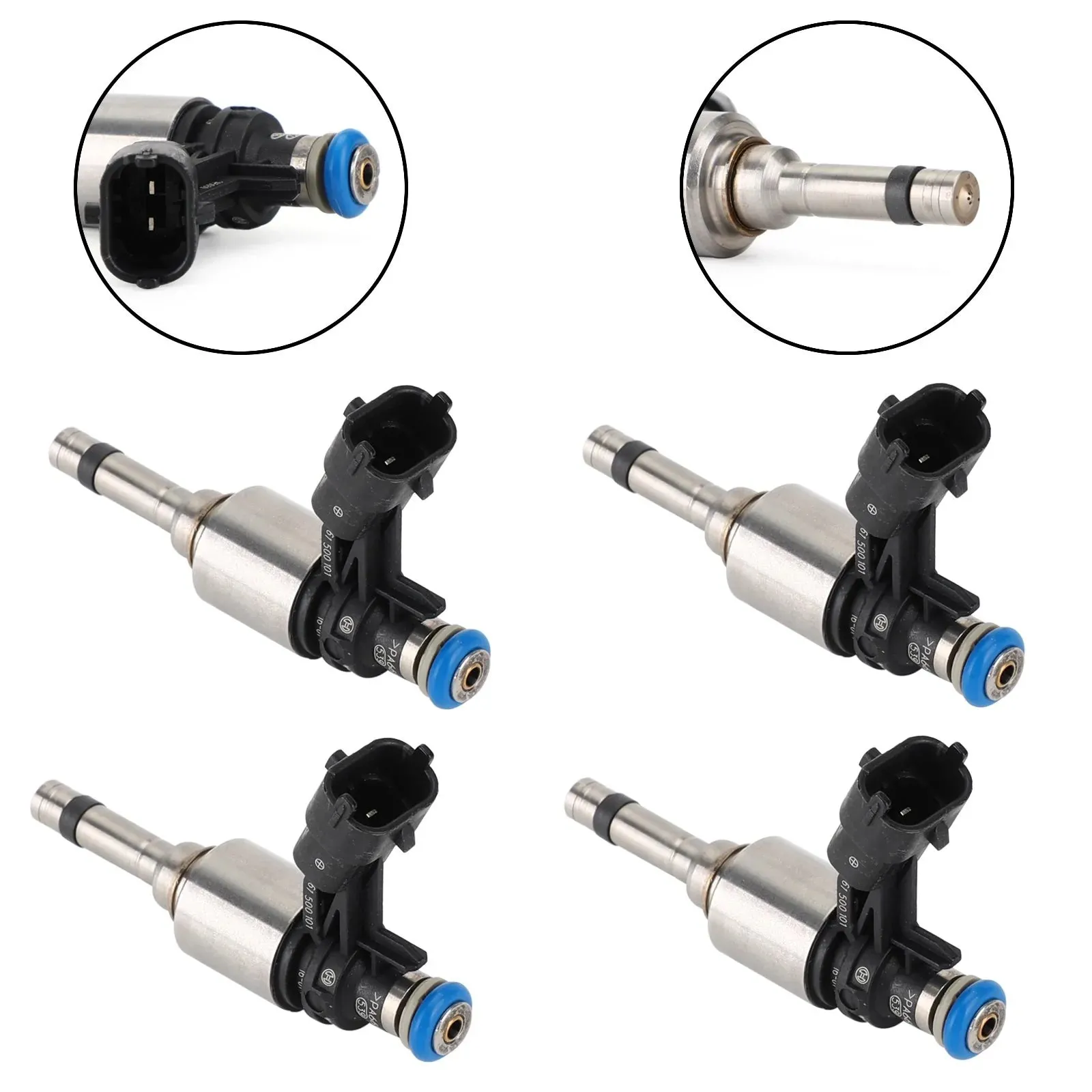 4 inyectores de combustible 35310-2B130 compatibles con Hyundai Accent Kia Rio 1.6L l4 2012-2016