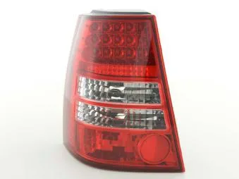 Kit De Pilotos Traseros Led Vw Golf 4 Variant Modelo 1j 99-06 Color Claro/Rojo Fk Automotive