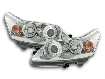 Faros Delanteros Set Angel Eyes Citroen C4 3-Ptas./5-Ptas. Modelo L 04- Cromado Fk Automotive