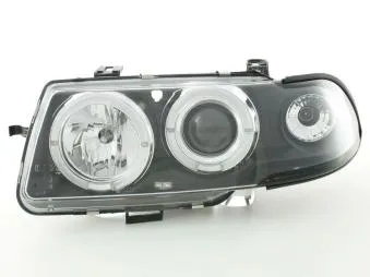 Faros Delanteros Set Angel Eyes Opel Astra Modelo F 91-94 Negro Fk Automotive