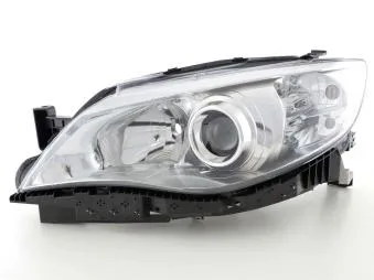 Faro De Recambio Lado Izquierdo Para Subaru Impreza (G3) 07-, Cromado Fk Automotive