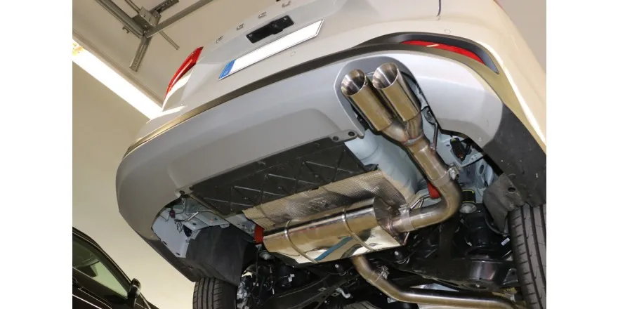 FOX Escape trasero salida derecha - 2x80 tipo 25 Torneo / camioneta Ford Focus IV Año:Desde 2018 1,5l 111/134kW