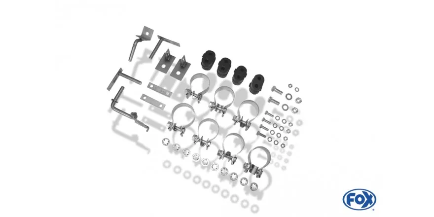 Escape FOX Ford Ranger from 10/2016 - Double Cap Escape Final exit laterally right and left on the vehicle - 2x115x85 38 dch/izq