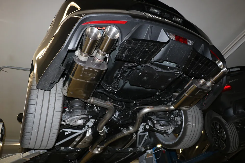 FOX Escape trasero derecho / izquierdo - 2x100 tipo 25 Ford Mustang VI Facelift Coupe & Convertible - 8 cilindros Año:Desde 2017