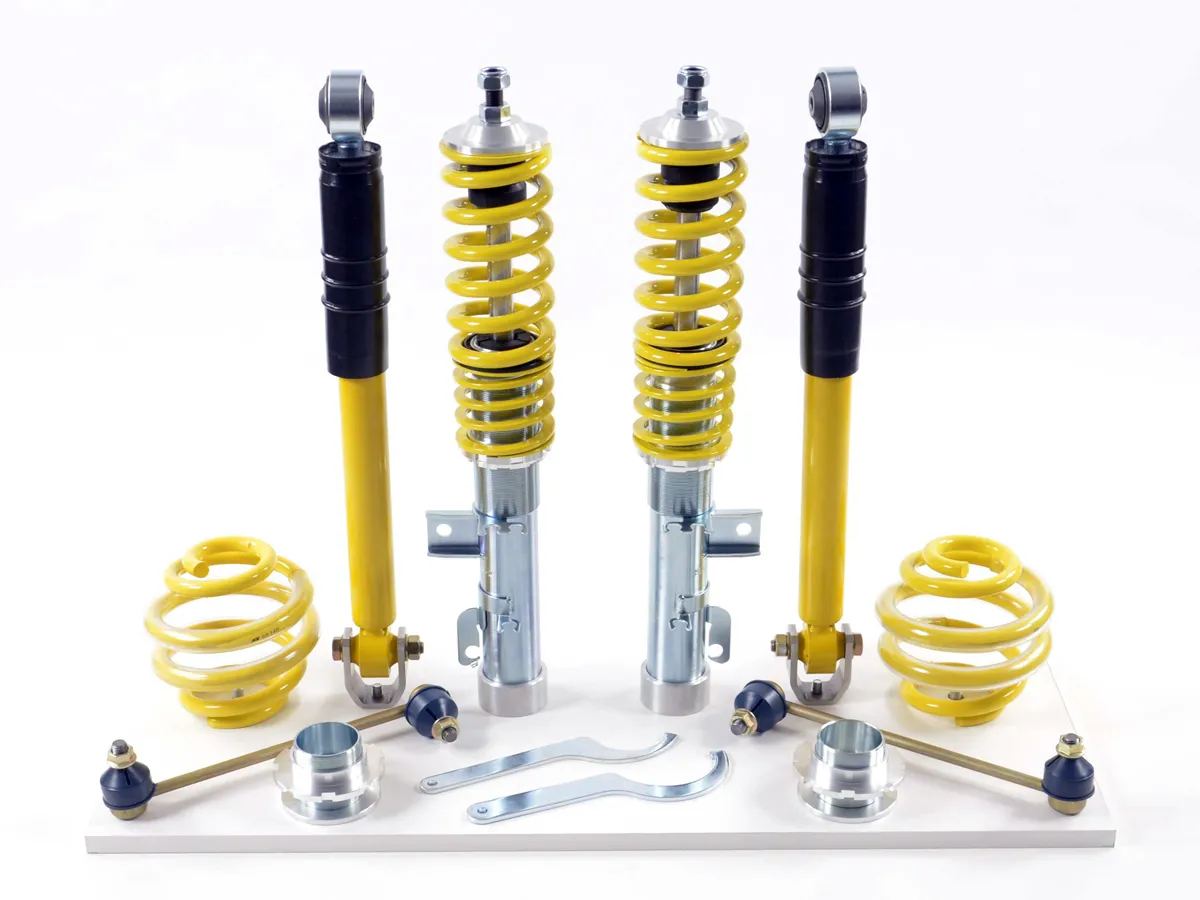 Kit coilover regulables dureza FK Audi TT 8N quattro Bj.98-06 puntal 55mm