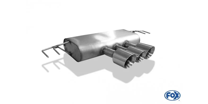 Escape FOX Honda Civic X Type R escape final duplex - 100-90-100 type 25 duplex