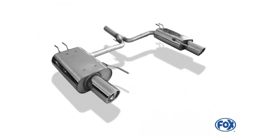 Escape FOX Honda Accord VII type CL9 escape final duplex - 1x100 type 17 duplex
