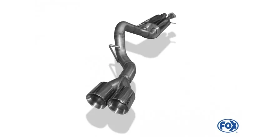 Escape FOX Hummer H2 half system desde el catalizador - 2x100 25