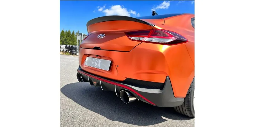 Tubo de escape Hyundai i30N Fastback Facelift para el silenciador original - 1x130 tipo 14 derecho/izquierdo