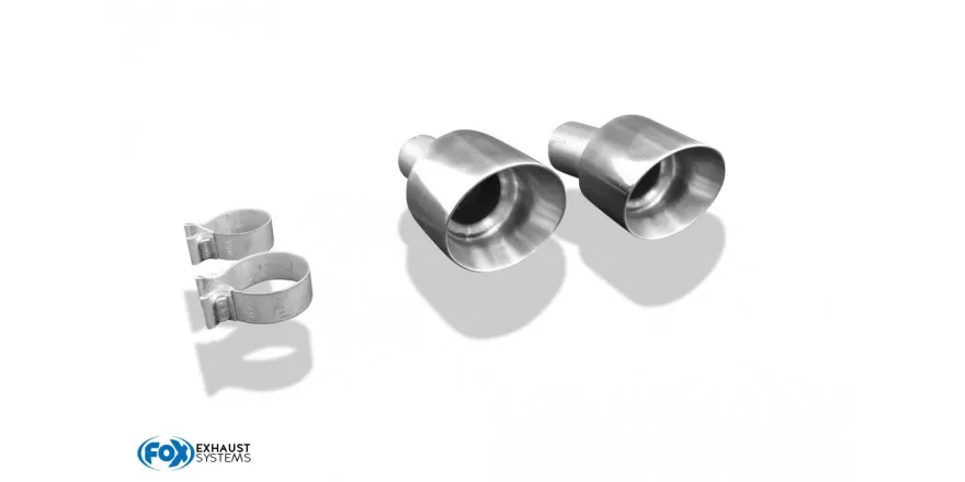 Tubo de escape Hyundai i30N Fastback Facelift para el silenciador original - 1x130 tipo 25 derecho/izquierdo