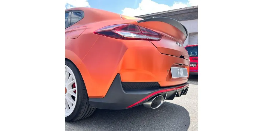 Tubo de escape Hyundai i30N Fastback Facelift para el silenciador original - 160x130 tipo 38 derecho/izquierdo