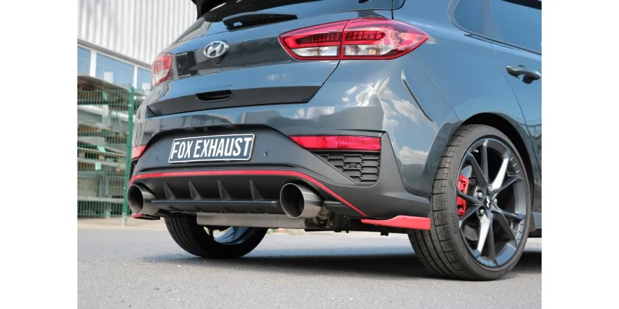 Tubo de escape Hyundai i30N Facelift para el silenciador original - 1x130 tipo 14 derecho/izquierdo