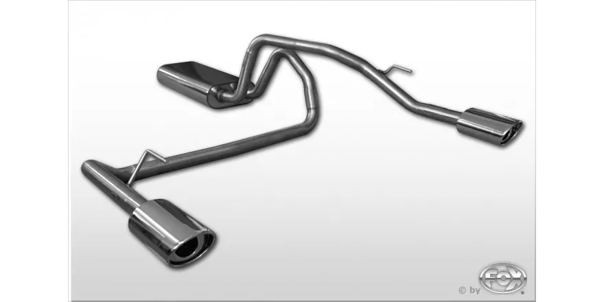 Escape FOX Jeep Grand Cherokee WJ/WG escape final salida duplex - 115x85 33 duplex