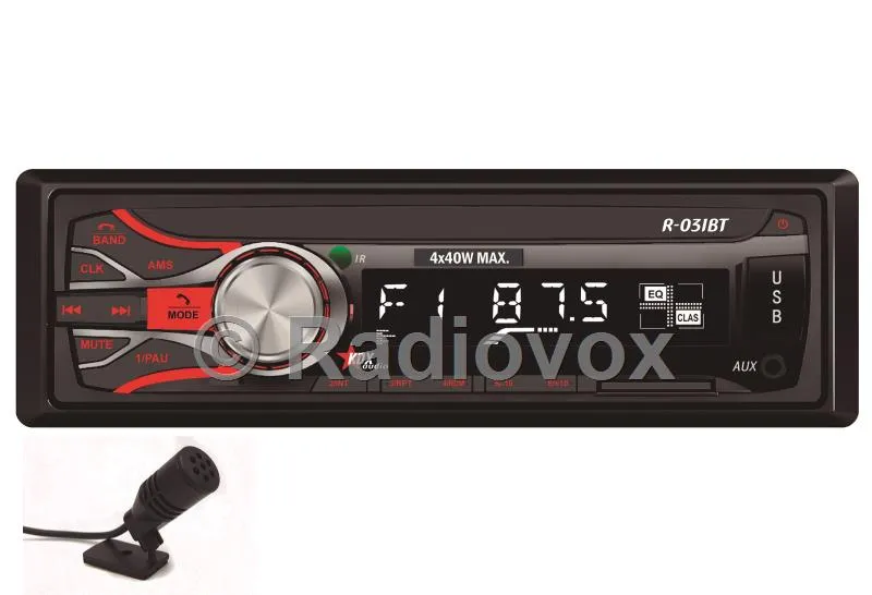Kdx-Audio R-031bt Autoradio Fm Mp3/Wma 4x40w - Bluetooth A2dp