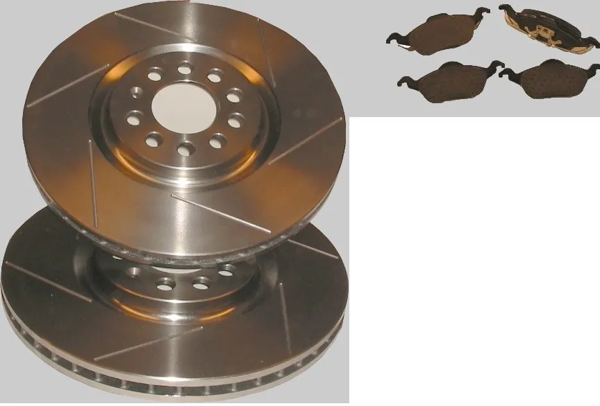 Kit Discos Delanteros + Pastillas Freno Delanteras Honda Civic /  1.6i 16v Ls Abs - 1.8 16v Vti / Año 96 -> 01