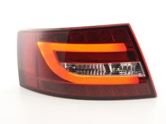 Pilotos Led Audi A6 Limo (4f) Bj. 04-08 Rojo/Transparente Fk Automotive